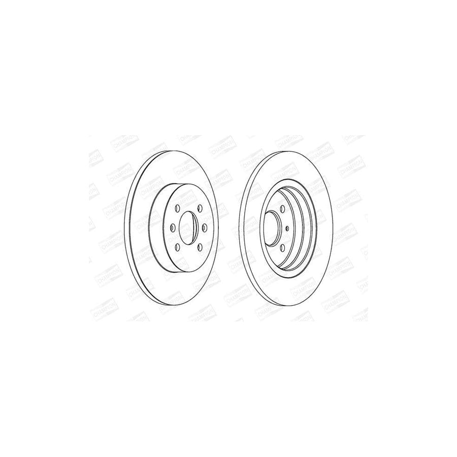 Champion 562201Ch Brake Disc for Renault Kangoo