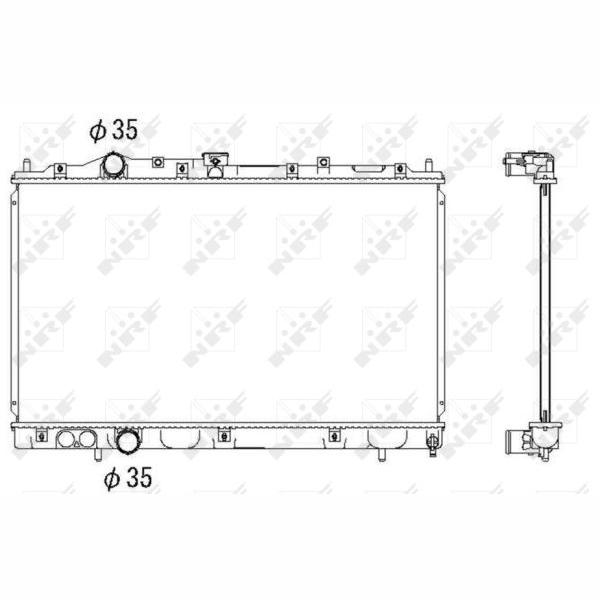 NRF NRF53522 Engine Radiator