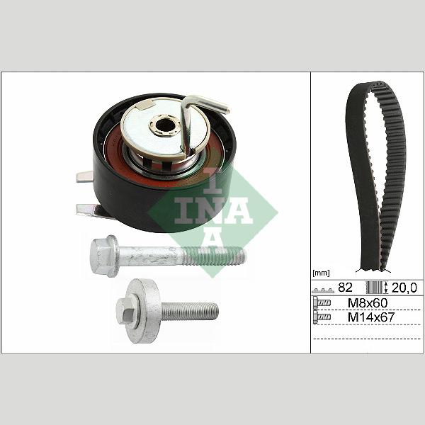 INA 530069310 Timing Belt Set
