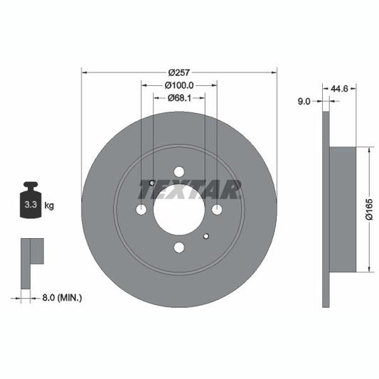 BOSCH 1987470609 Brake Caliper Guide Sleeve Kit