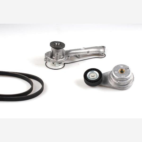 HEPU PK01320 Water Pump + V-Ribbed Belt Kit