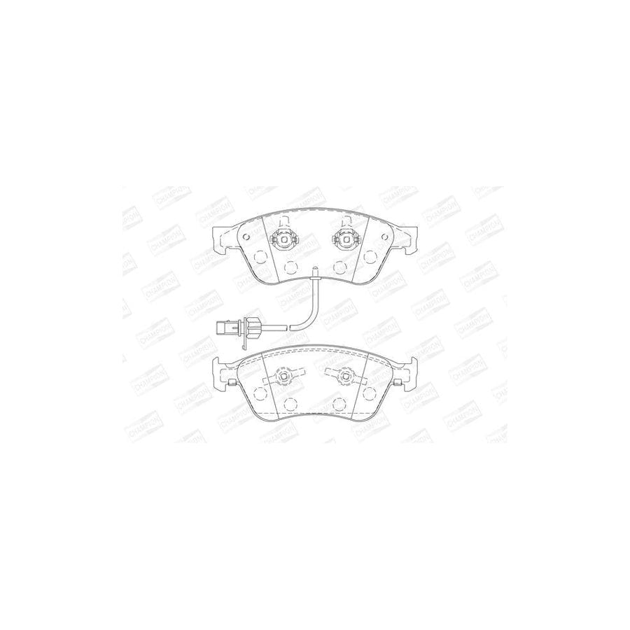 Champion 573207Ch Brake Pad Set