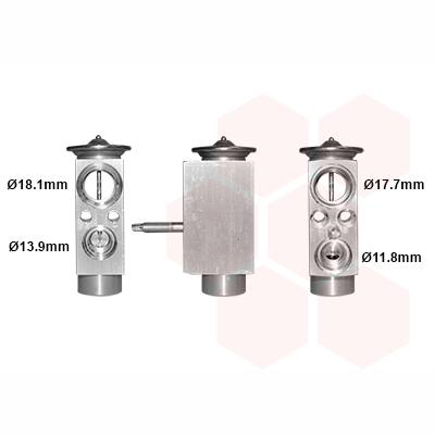 VAN WEZEL WEZ06001238 Air Conditioning Expansion Valve