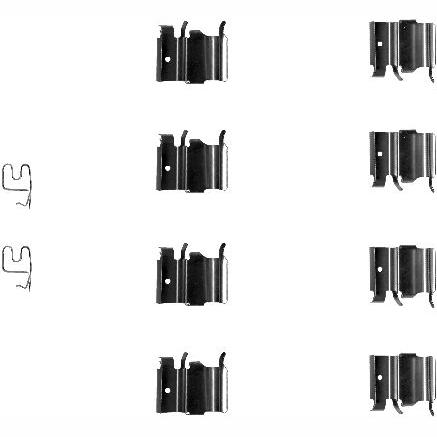 TEXTAR 82060000 Disc Brake Pad Accessory Kit