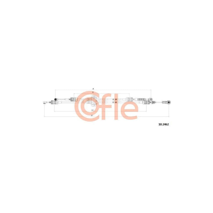 Cofle 92.10.2462 Cable, Manual Transmission for Ford Focus
