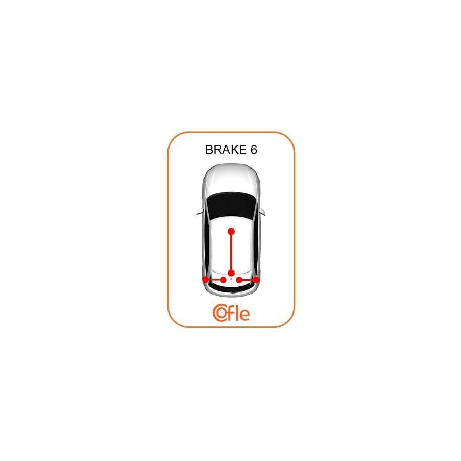 Cofle 10.8072 Hand Brake Cable