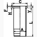 KOLBENSCHMIDT 88476110 Cylinder Liner