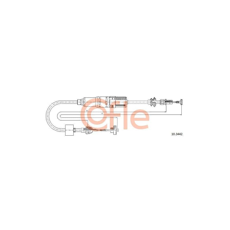 Cofle 10.3442 Clutch Cable for VW Polo