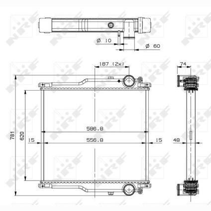 NRF NRF509767 Engine Radiator