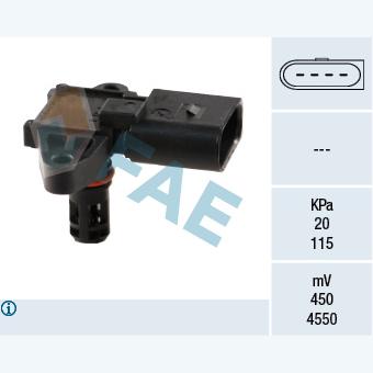 FAE AE15034 Intake Manifold Pressure Sensor