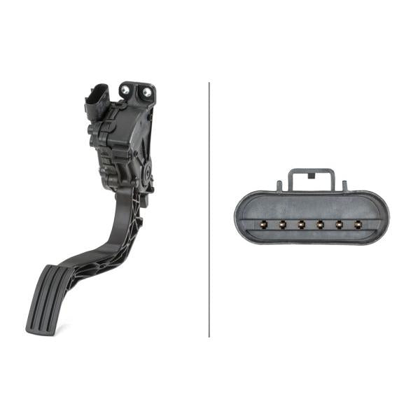 HELLA 946-151 Accelerator Pedal Position Sensor