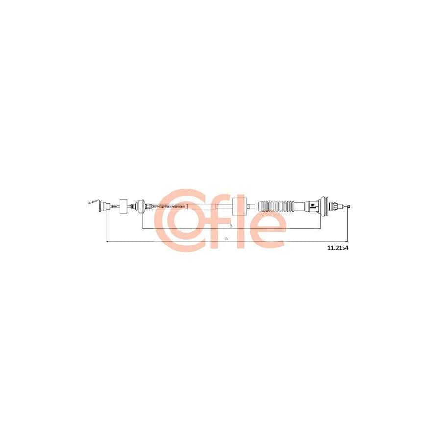Cofle 92.11.2154 Clutch Cable for Citroen Xsara Picasso (N68)
