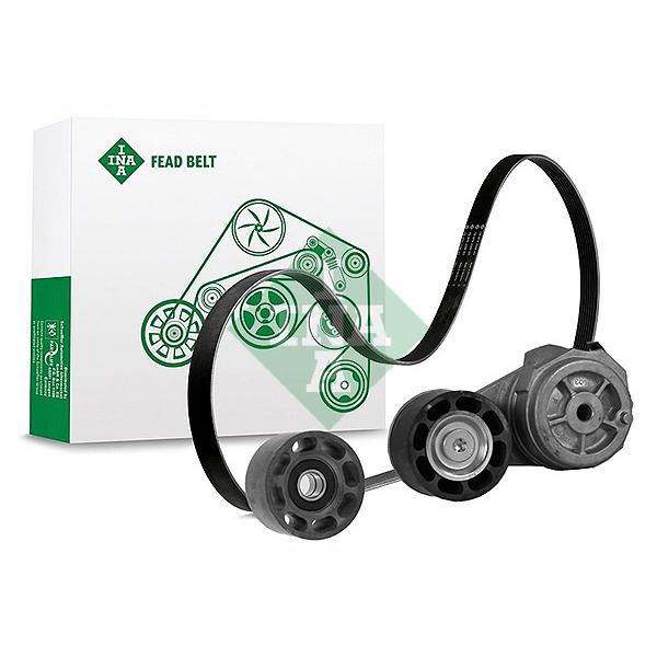 INA 529413310 V-Ribbed Belt Set