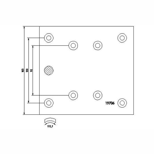 OE PEUGEOT 476939 Handbrake Cable Conversion Kit