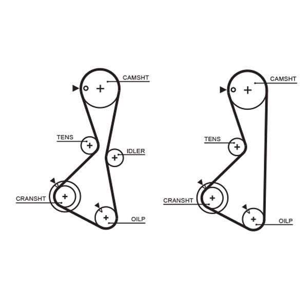 GATES GAT5373XS Timing Belt