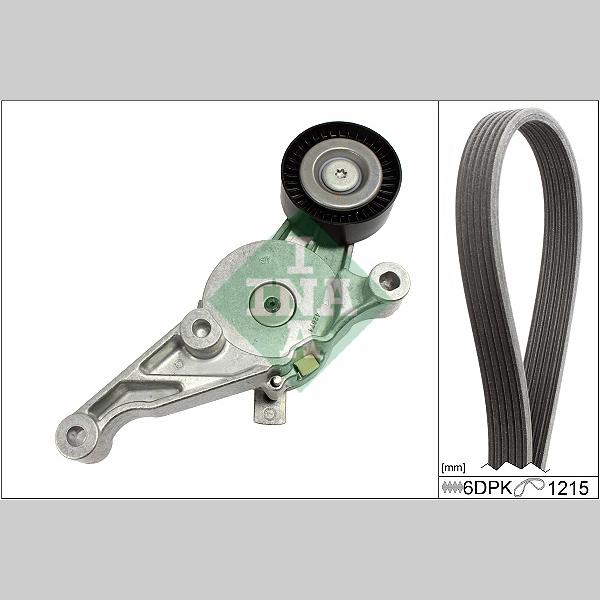 INA 529046210 V-Ribbed Belt Set
