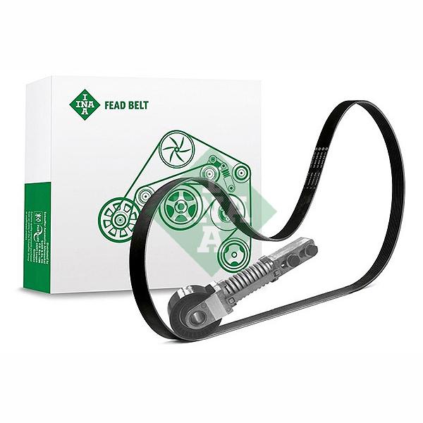 INA 529413610 V-Ribbed Belt Set