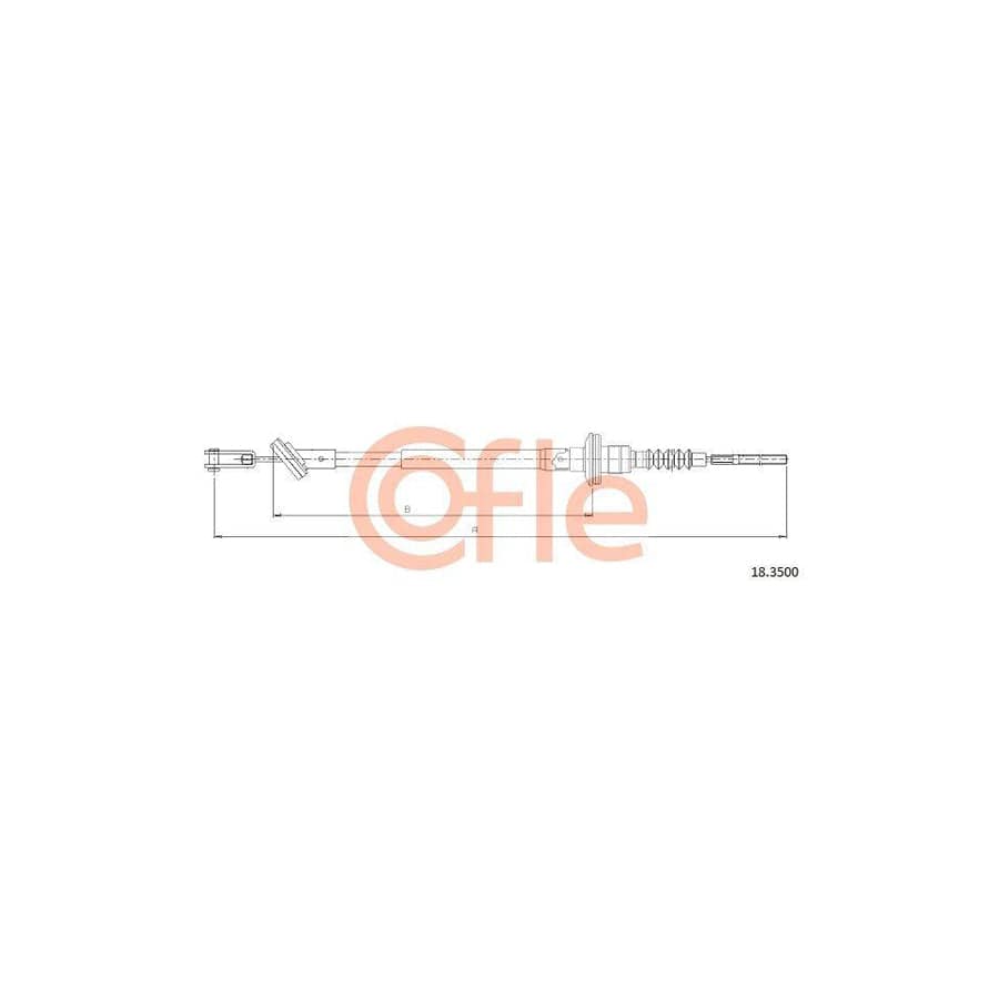 Cofle 92.18.3500 Clutch Cable