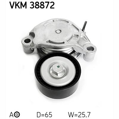 SKF VKM38872 V-Ribbed Belt Tensioner Pulley