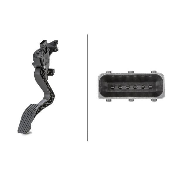 HELLA 175-741 Accelerator Pedal Position Sensor
