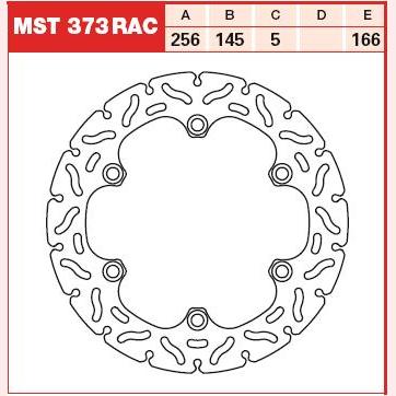 TRW MOTO MST373RAC Brake Disc