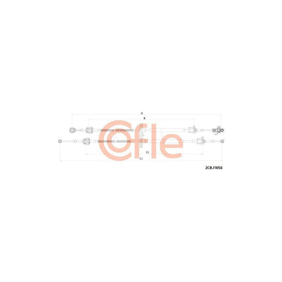 Cofle 92.2Cb.Fi056 Cable, Manual Transmission for Fiat Ducato