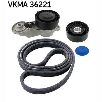 SKF VKMA36221 V-Ribbed Belt Set