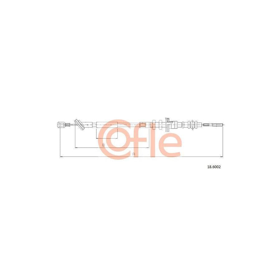 Cofle 18.6002 Clutch Cable for Suzuki Alto