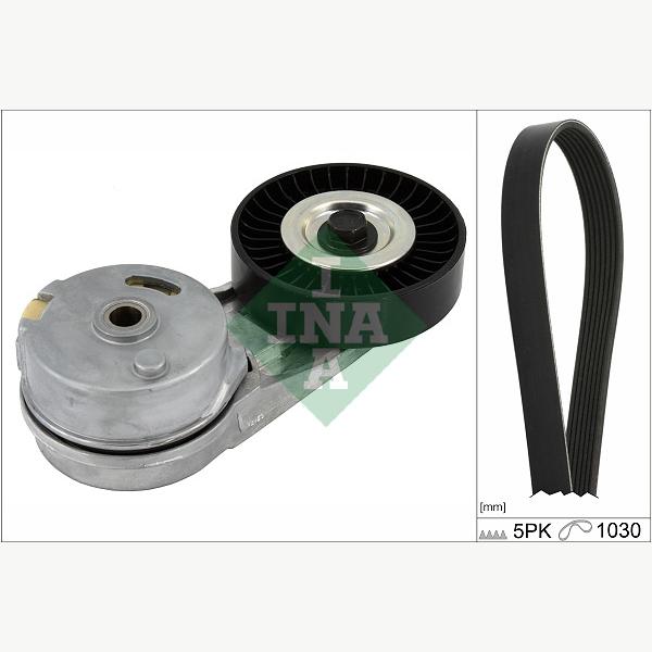 INA 529046010 V-Ribbed Belt Set