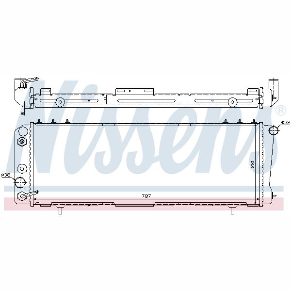 NISSENS NIS60986 Engine Radiator