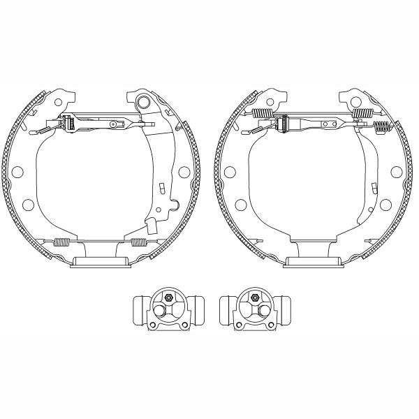 TEXTAR 84052600 Brake Shoe Set