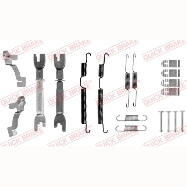 QUICK BRAKE QB105-0045S Brake Shoes Accessory Kit