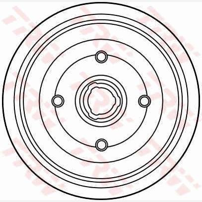 TRW MOTO DB4161 Brake Drum