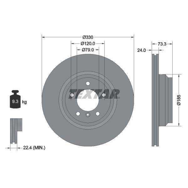 AUTOFREN SEINSA D7-293C Brake Caliper Guide Sleeve Kit