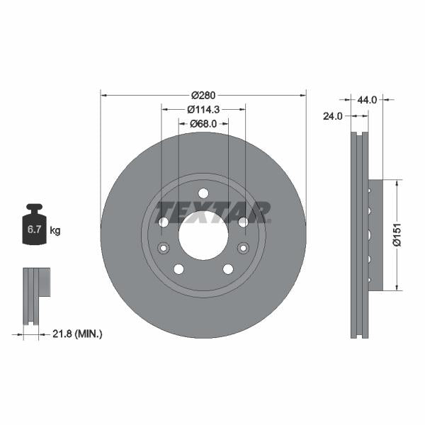 DELPHI LH7354 Brake Hose