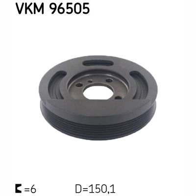 SKF VKM96505 Crankshaft Belt Pulley