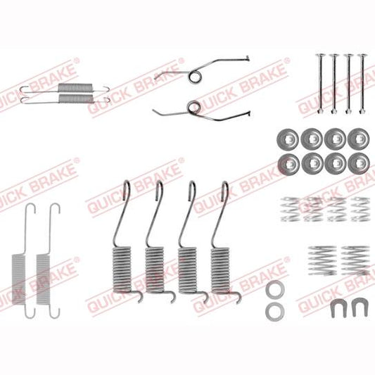 QUICK BRAKE QB105-0697 Brake Shoes Accessory Kit