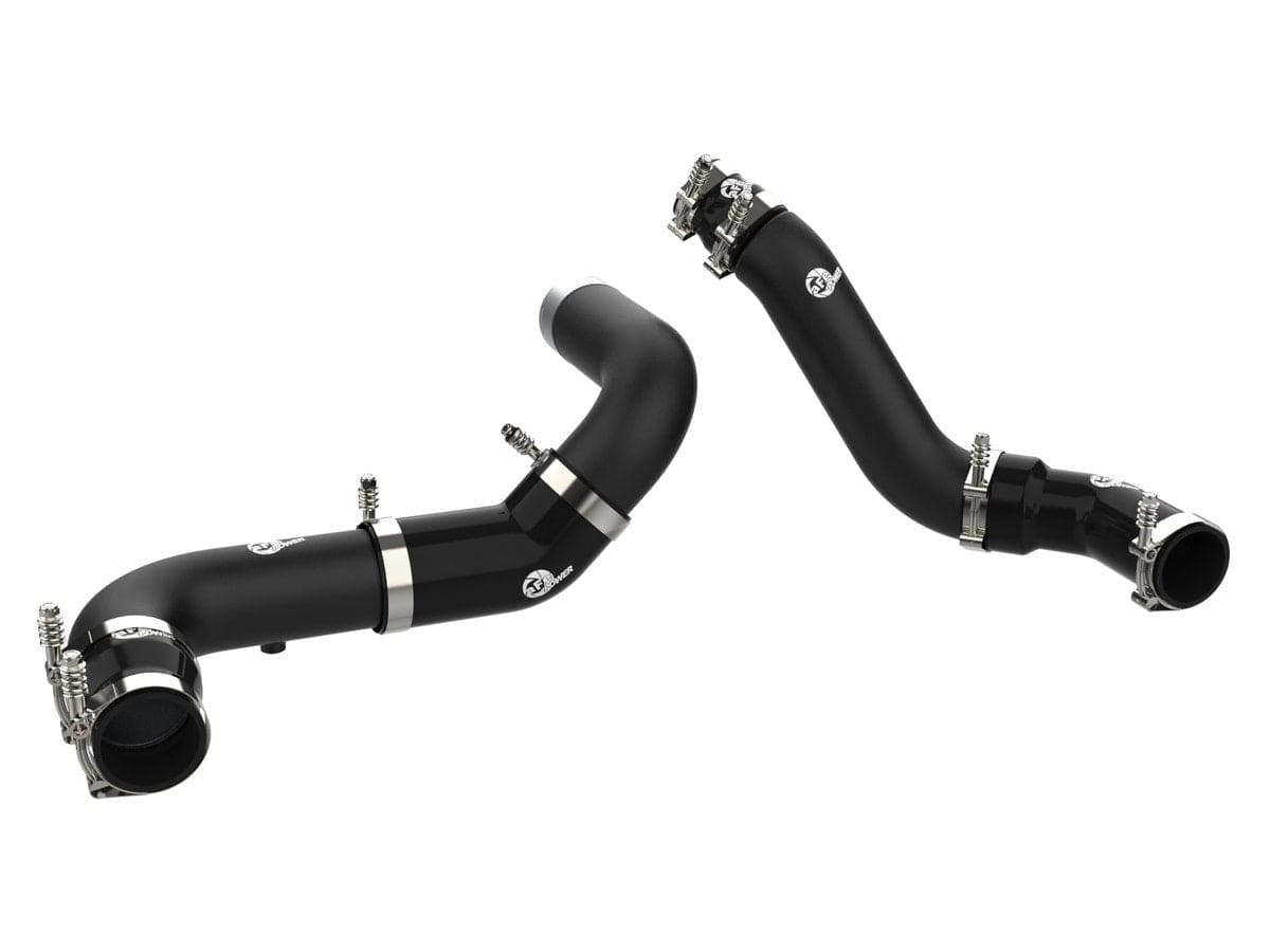 BladeRunner 3 IN Aluminum Hot and Cold Charge Pipe Kit Black | ML Performance Car Parts