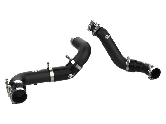 BladeRunner 3 IN Aluminum Hot and Cold Charge Pipe Kit Black | ML Performance Car Parts