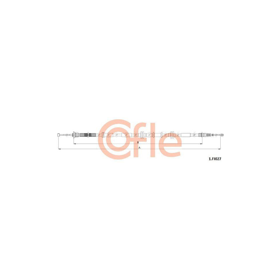 Cofle 92.1.Fi027 Hand Brake Cable for Fiat Tipo