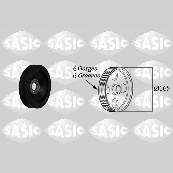 SASIC SAS2156075 Crankshaft Belt Pulley