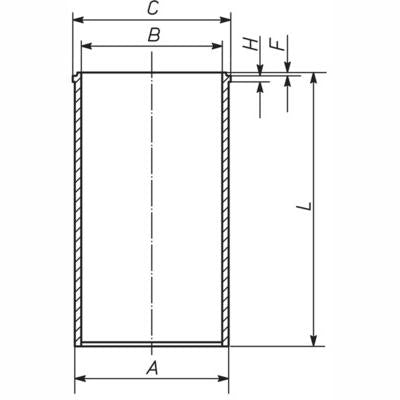MAHLE 213WT1100 Cylinder Liner