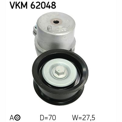 SKF VKM62048 V-Ribbed Belt Tensioner Pulley