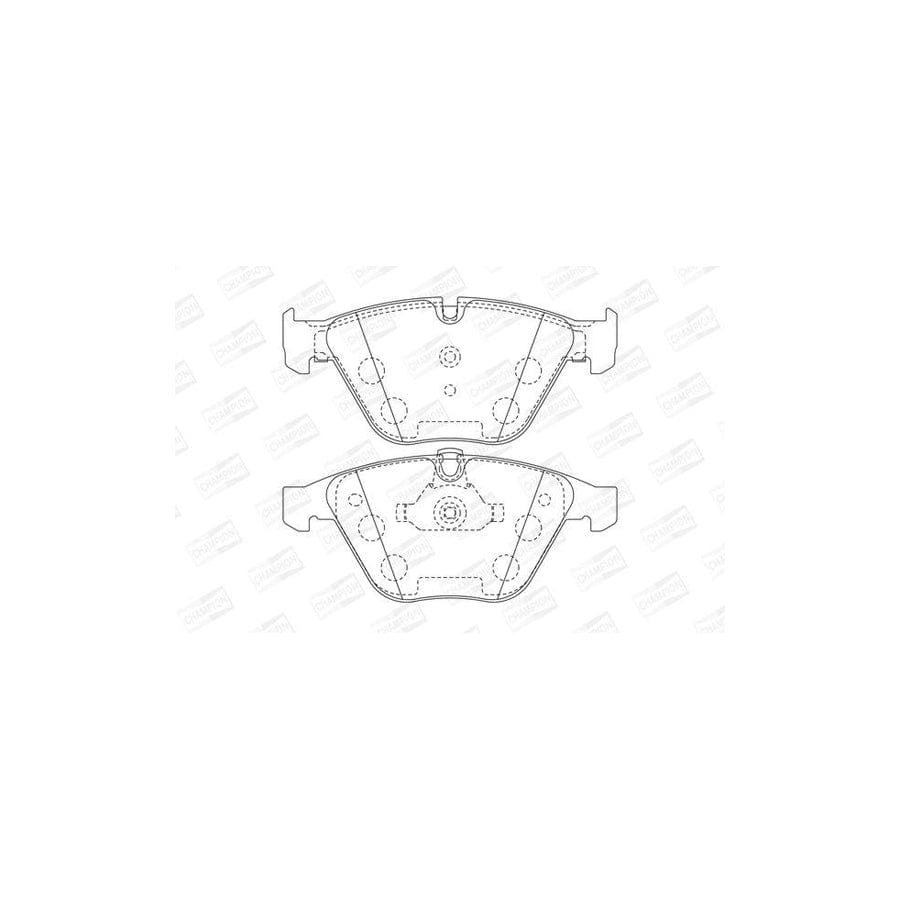 Champion 573181Ch Brake Pad Set