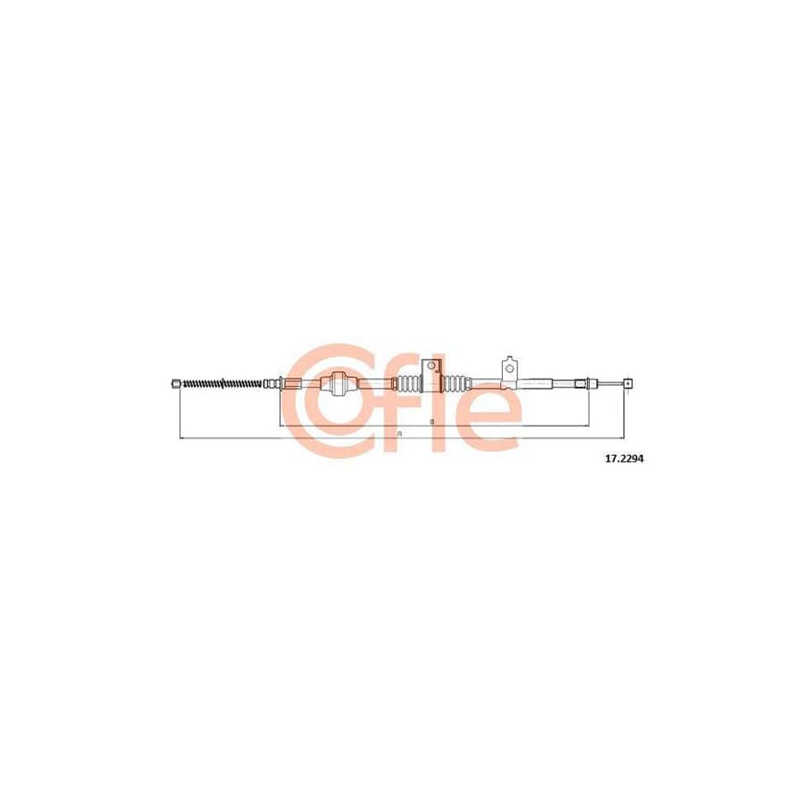 Cofle 92.17.2294 Hand Brake Cable