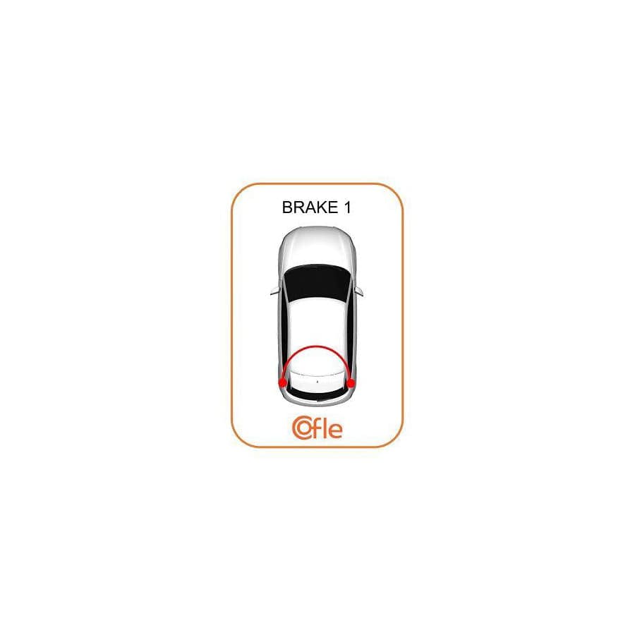 Cofle 11.568 Hand Brake Cable for Ford Transit