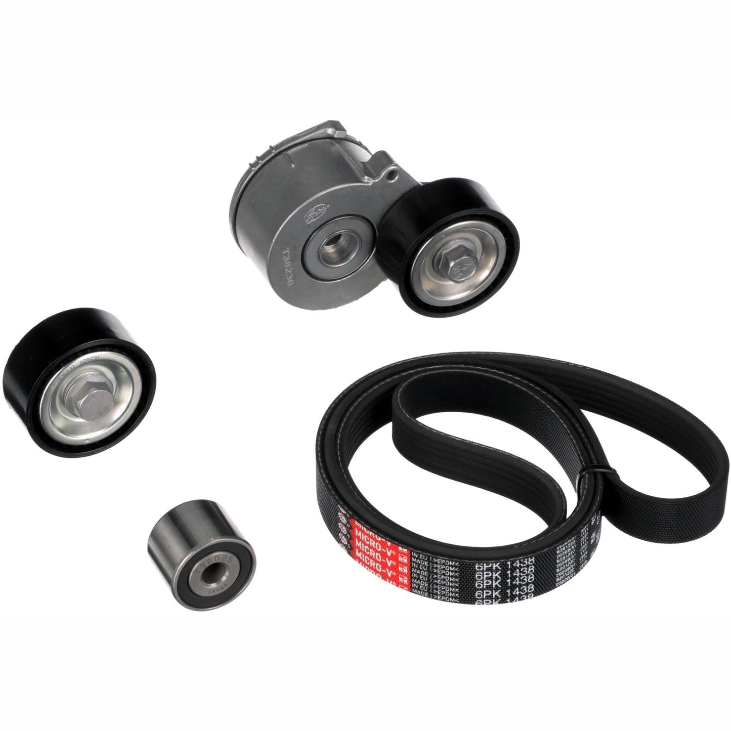 GATES GATK016PK1438 V-Ribbed Belt Set