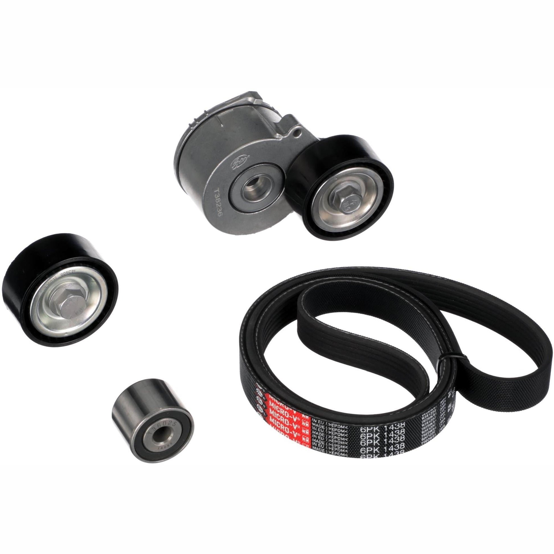 GATES GATK016PK1438 V-Ribbed Belt Set