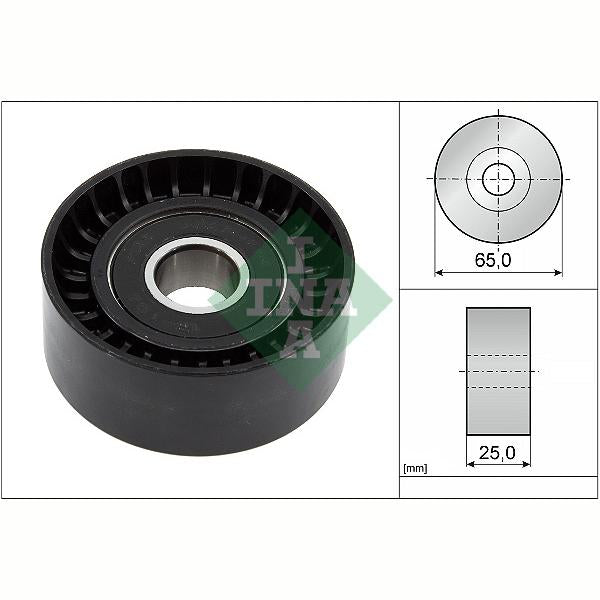 INA 532089210 V-Ribbed Belt Deflection/Guide Pulley