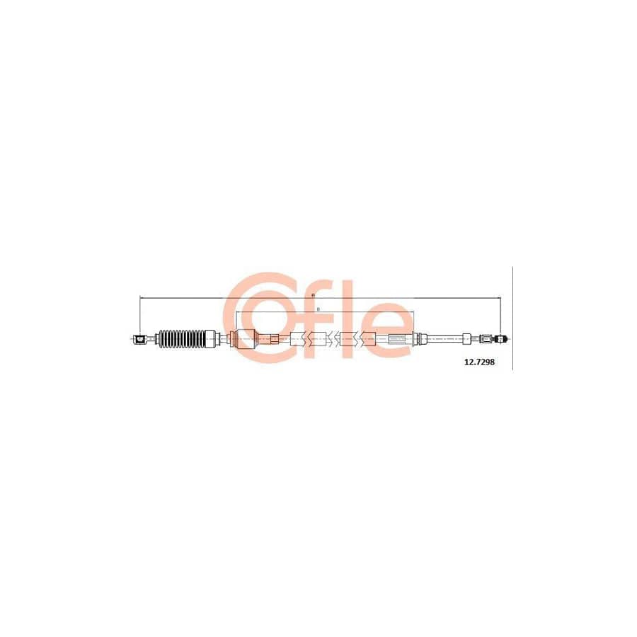 Cofle 92.12.7298 Cable, Manual Transmission